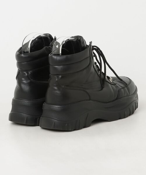 「exclamation」 ハイカットスニーカー 42 ブラック メンズ_画像2