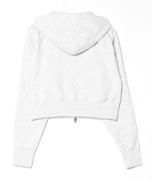 「BEAUTY\u0026YOUTH UNITED ARROWS」 ジップアップパーカー FREE ダークグレー レディースの画像
