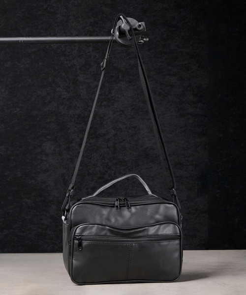 CALIFORNIA OUTFITTERS ショルダーバッグ 3C27 PUレザー 2WAYスクエア