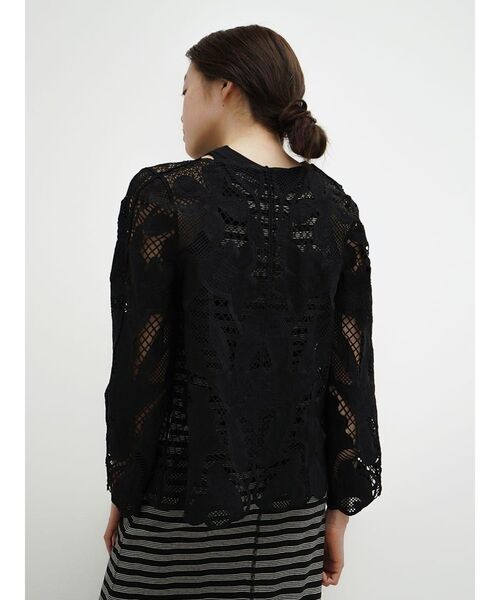 コート アウター Floral lace blouse レディース