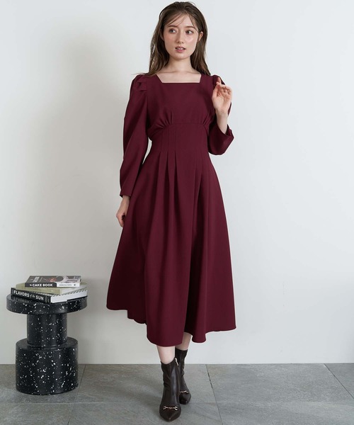 「NOELA」 長袖ワンピース S ブラック レディース_画像7