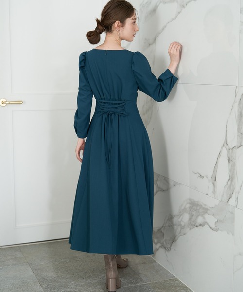 「NOELA」 長袖ワンピース S ブラック レディース_画像9