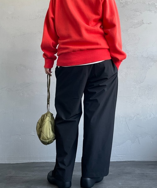 「JEANS FACTORY Clothes」 イージーパンツ F グリーン レディース_画像4