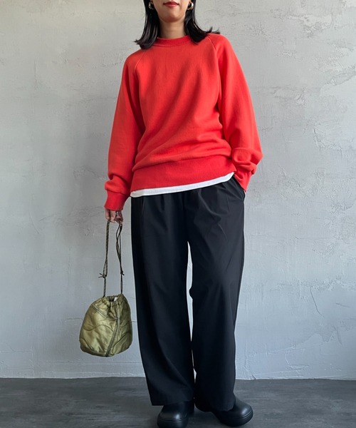 「JEANS FACTORY Clothes」 イージーパンツ F グリーン レディース_画像5