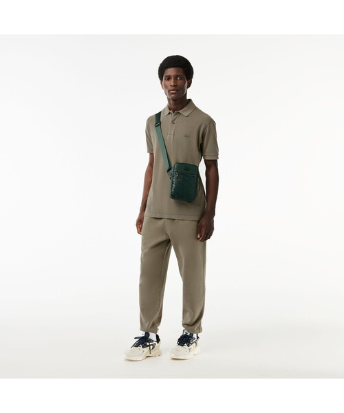 「LACOSTE」 半袖スポーツシャツ M 黄色 レディース