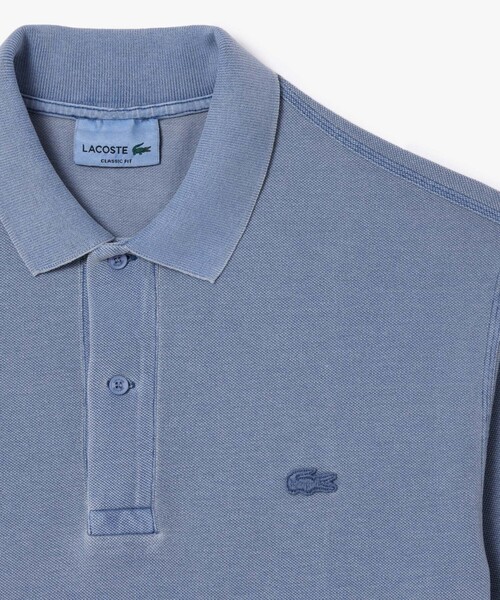 「LACOSTE」 半袖スポーツシャツ M 黄色 レディース