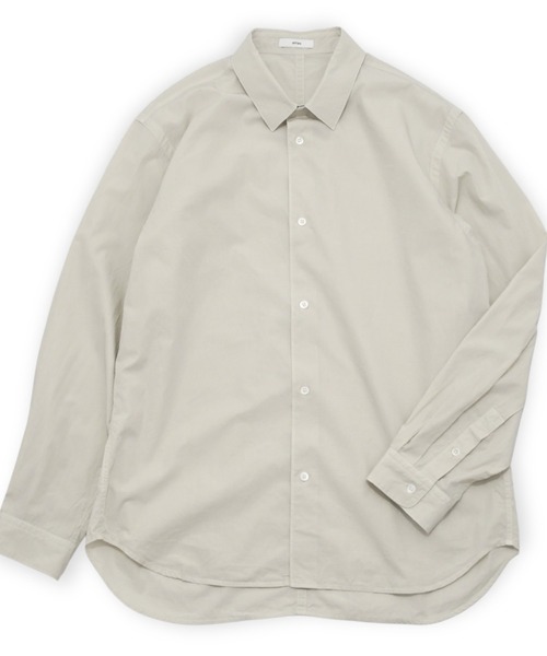 新品未使用　ATON メンズシャツ　06 ATON（エイトン） シャツ 「ATON」SHRINK COTTON LAWN OVERSIZED SHIRT