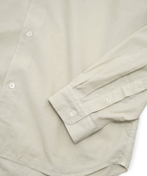 ATON（エイトン） シャツ 「ATON」SHRINK COTTON LAWN OVERSIZED SHIRT