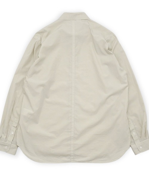 ATON（エイトン） シャツ 「ATON」SHRINK COTTON LAWN OVERSIZED SHIRT