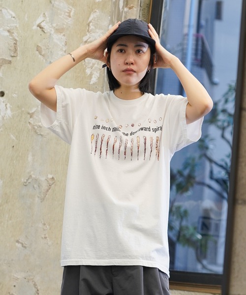 「THRIFTY LOOK」 半袖Tシャツ MEDIUM ブラック メンズ_画像2