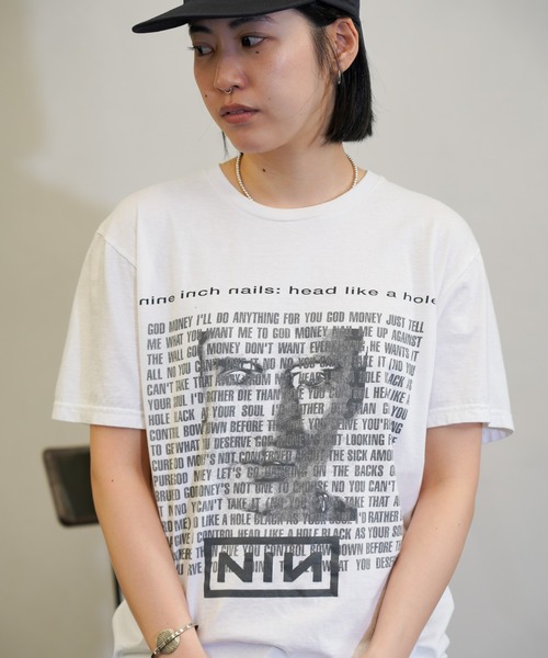 「THRIFTY LOOK」 半袖Tシャツ MEDIUM ブラック メンズ_画像4