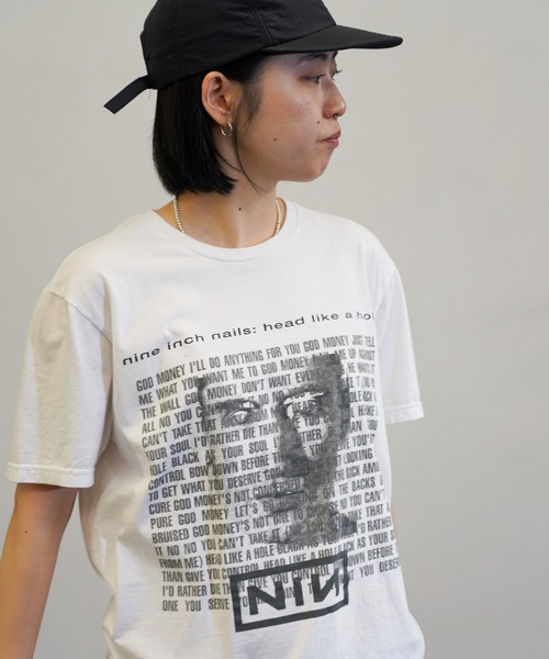 「THRIFTY LOOK」 半袖Tシャツ MEDIUM ブラック メンズ_画像5