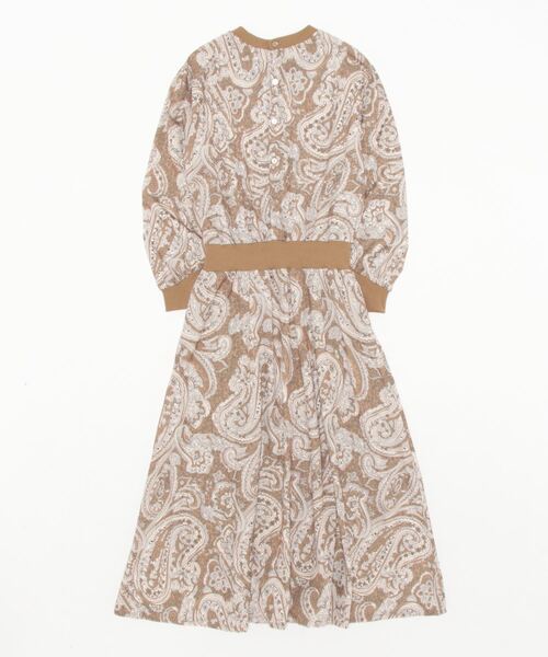 「PREFERIR」 長袖ワンピース MEDIUM ベージュ レディース_画像7