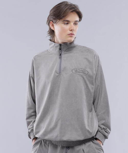 「MANASTASH」 長袖Tシャツ S グレー メンズ_画像9