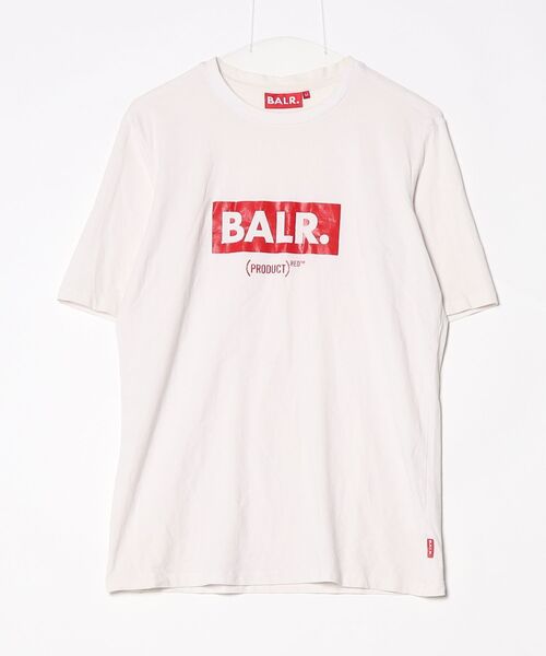 BALR.（ボーラー） 半袖Tシャツ M ホワイト メンズ : ZOZOTOWN Yahoo