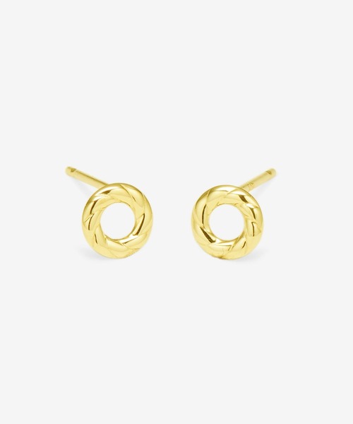 「ESTELLE」 ピアス(両耳用) - イエローゴールド レディース_画像6