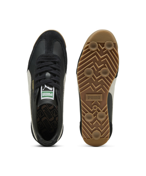 「PUMA」 ローカットスニーカー 24.5cm ブラック×ホワイト メンズ_画像4