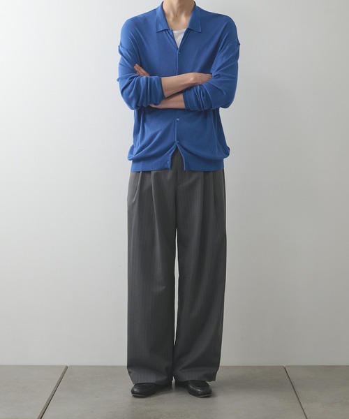 STUDIOUS（ステュディオス） ワイドパンツ ジーンズ 「STUDIOUS」2Tuck
