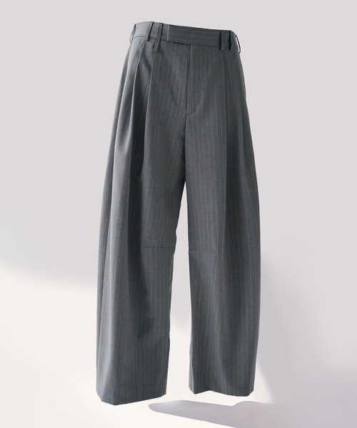 STUDIOUS（ステュディオス） ワイドパンツ ジーンズ 「STUDIOUS」2Tuck
