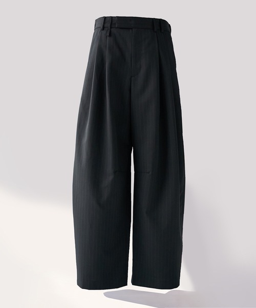 STUDIOUS（ステュディオス） ワイドパンツ ジーンズ 「STUDIOUS」2Tuck