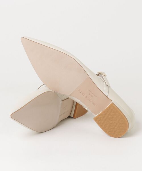「ODETTE E ODILE」 フラットパンプス 22.5cm ネイビー レディース_画像3