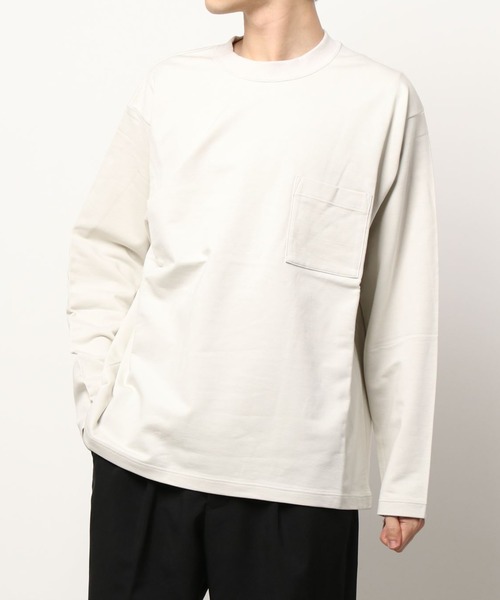 WHITE MAILS（ホワイトメイルズ） tシャツ HIGH GAUGE URAKE MOCK NECK