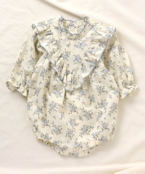ベビー服 WEB限定 ヴィンテージフラワーボディースーツ2,233円