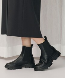 美品　ユナイテッドアローズ　サイドゴアブーツ チェルシーブーツ ブラック 25 BEAUTY＆YOUTH UNITED ARROWS ブーツ サイドゴアブーツ -晴雨兼用