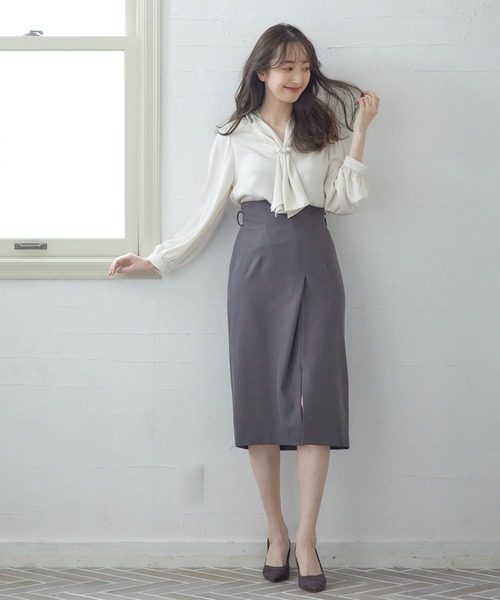 12Twelve Agenda（トゥエルブ アジェンダ） スカート ナローリボン前