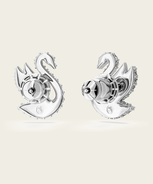 SWAROVSKI ピアス 「公式」「スワロフスキー」Swan スタッド