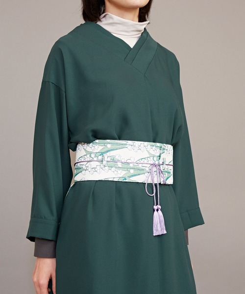 大人の兵児帯✨帯ベルト 受注生産］帯ベルト｜エイジングレザー ブラック｜メンズ｜KAPUKI｜レザー