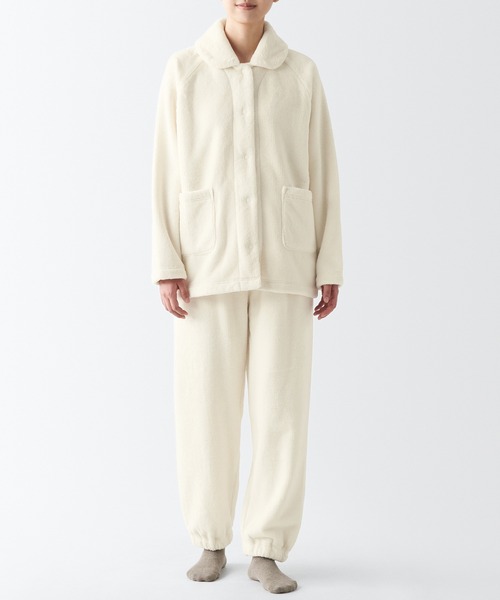無印良品（MUJI） パジャマ ルームウェア 静電気が起きにくい 着る毛布