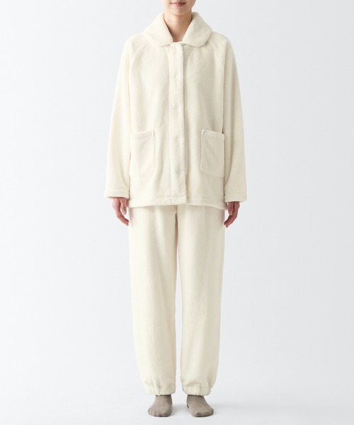 無印良品（MUJI） パジャマ ルームウェア 静電気が起きにくい 着る毛布