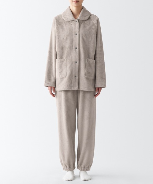 無印良品（MUJI） パジャマ ルームウェア 静電気が起きにくい 着る毛布