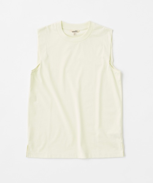 tシャツ unfil アンフィル / organic cotton jersey sleeveless Tee オーガニックコットンジャージースリーブ