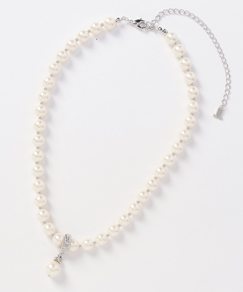 LANVIN パールネックレス 日本製 LANVIN en Bleu ネックレス パールネックレス レディース