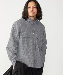 シャツ SHIPS: Wポケット ウォッシュド タイプライター 長袖 シャツ 「チェック／ストライプ／単色」 メンズ｜ZOZOTOWN Yahoo!店