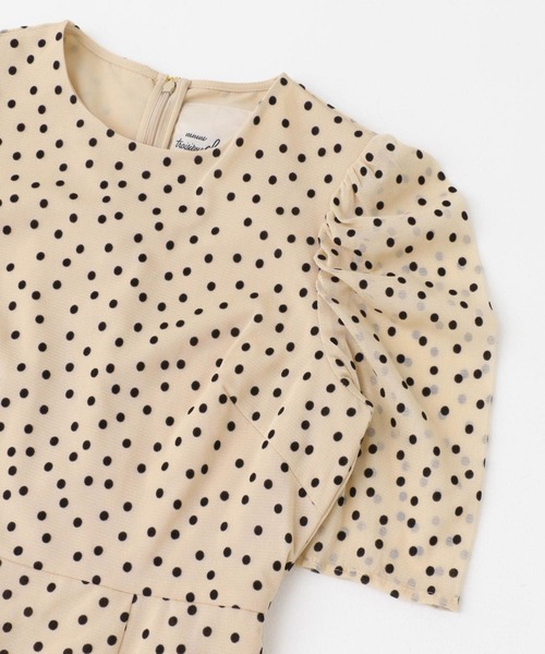 ドレス レディース Chaco×ROSSO ドットフロッキードレス