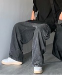 ワイドパンツ カーゴパンツ JAMデニム ワイ...の詳細画像3