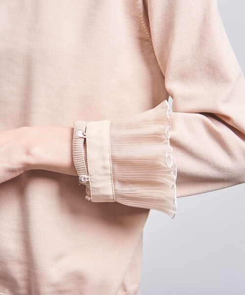 UNITED ARROWS ニット オーガンジープリーツ 4WAY レディース 