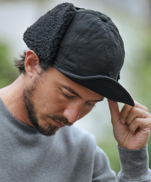 CAMBIO（カンビオ） キャップ 帽子 mko12134-Quilting Flap Cap
