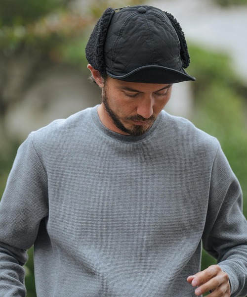 CAMBIO（カンビオ） キャップ 帽子 mko12134-Quilting Flap Cap
