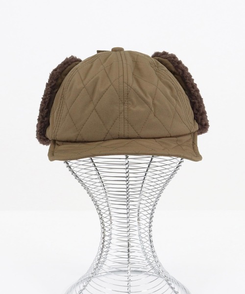 帽子 kuu CAMBIO キャップ 帽子 mko12134-Quilting Flap Cap フラップ