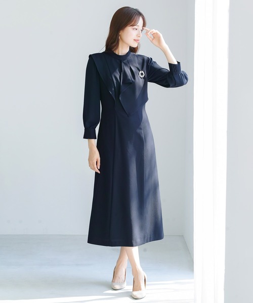 ワンピース 「洗濯機で洗える！接触冷感！2WAYストレッチ！防シワ加工