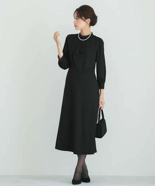 ワンピース 「洗濯機で洗える！接触冷感！2WAYストレッチ！防シワ加工