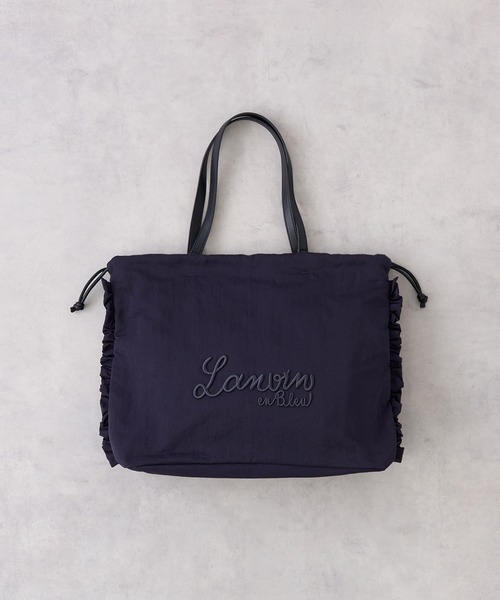 LANVIN en Bleu トートバッグ ナイロンドロストトートバッグ