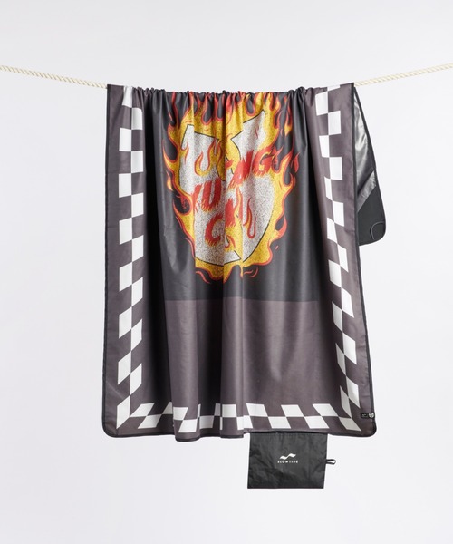 タオル 「SLOW TIDE/スロータイド」BLOCKS ON FIRE PARK BLANKET/タオルの画像