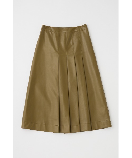 【タグ付】 MOUSSY☆レザー　ミディスカート　ブラウン　M タグ付】 MOUSSY☆レザーミディスカートブラウンM