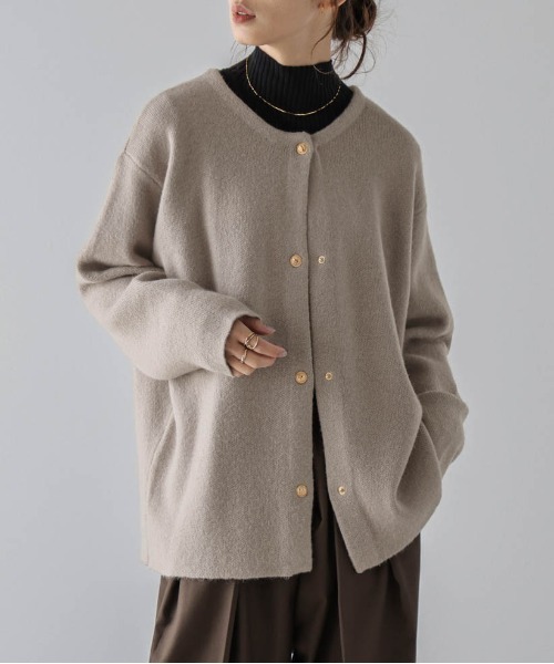 SUGAR BISKET（シュガービスケット） カーディガン クルーネックニット