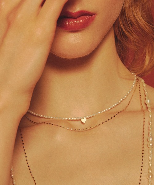 les bonbon（ルボンボン） チョーカー 「les bon bon」coeur pearl